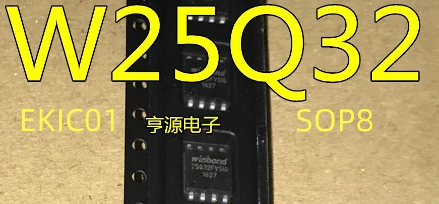 10 Pezzi Disponibili A Pronta Consegna SOP8 W25Q32 W25Q32BVSIG Fvsig Bvssig Fvssig Jvsig Jvssig-image