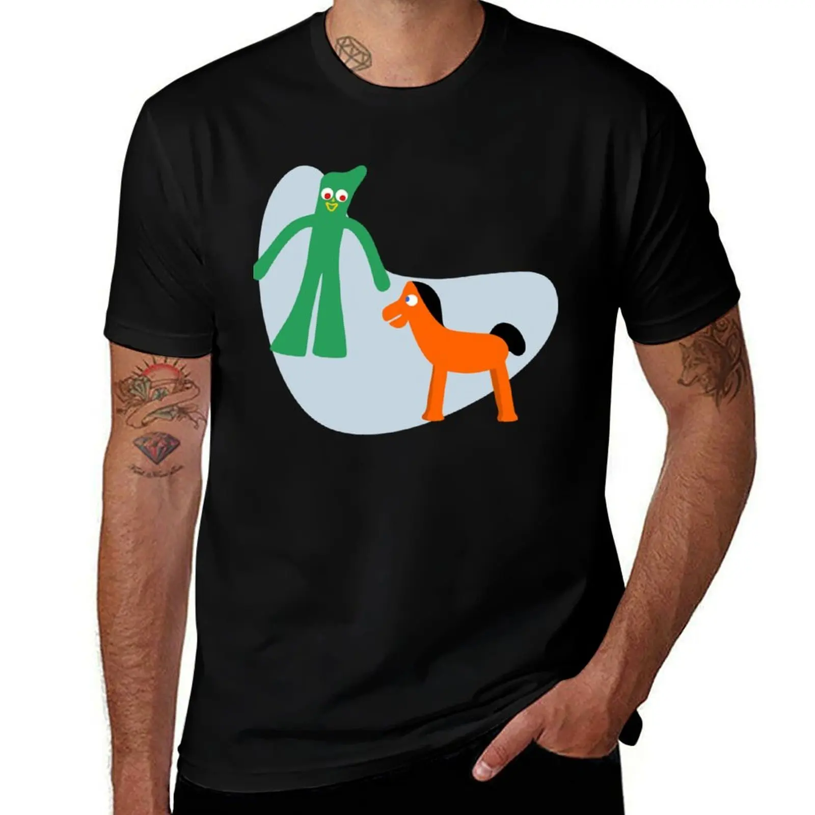 

Tap Classic Spinal Tufnel Nigel Shirt - Gumby T-Shirt Large Size Soft Cotton T-Shirt