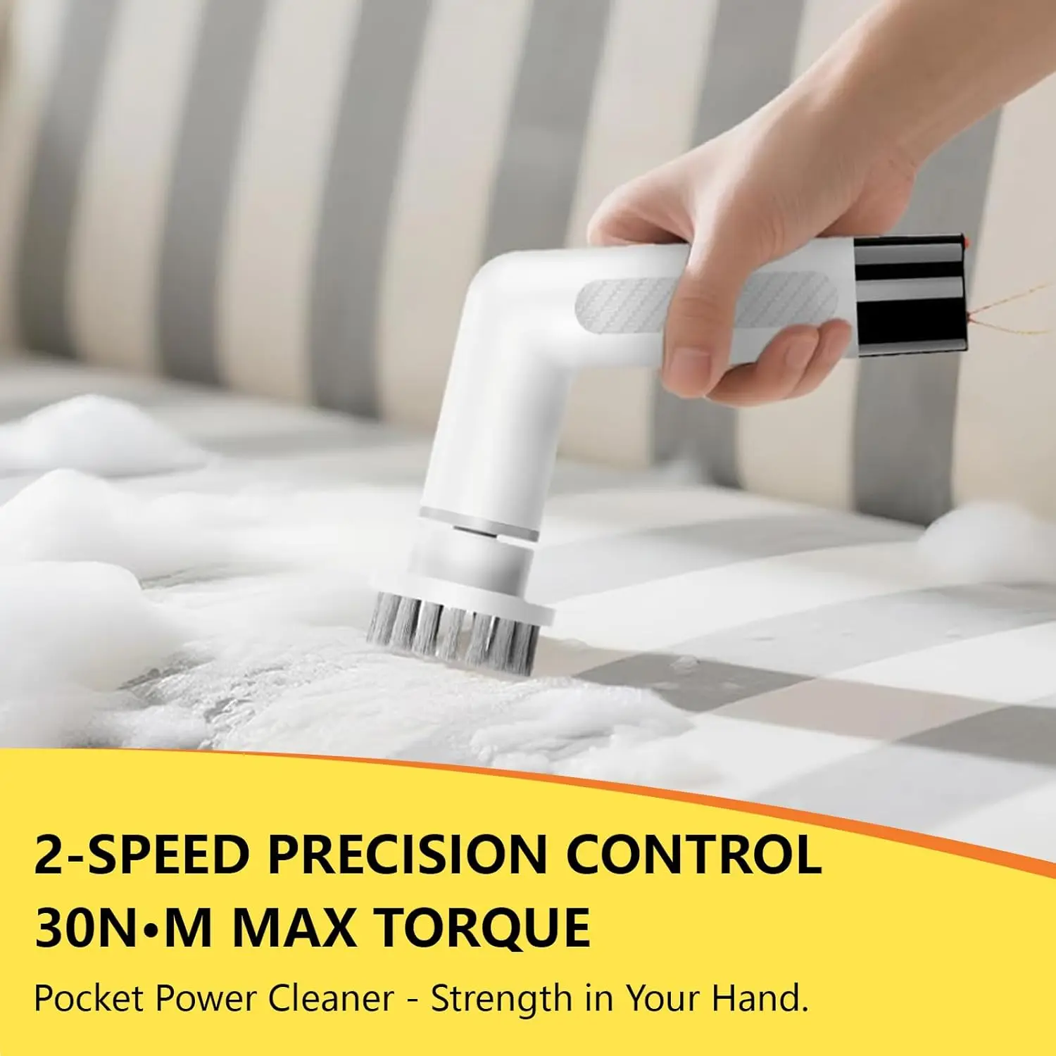 Cordless Electric Cleaning Brush – Portable, Waterproof, Long Battery, Powerful Motor for Floors, Bathrooms, Car Seats