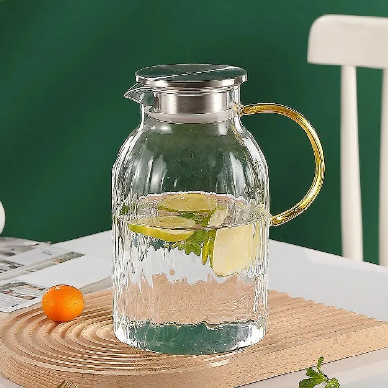 

TOPLIVING Exquisite Transparent Heat-resistant Teapot Large Capacity Cold Kettle Lemon Water Pot Household Bever