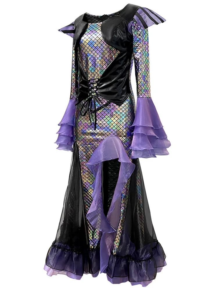 K sirène longue Dr Costume pour femmes loween Par Cosplay Performance vêtements fabricant chinois saison d'automne