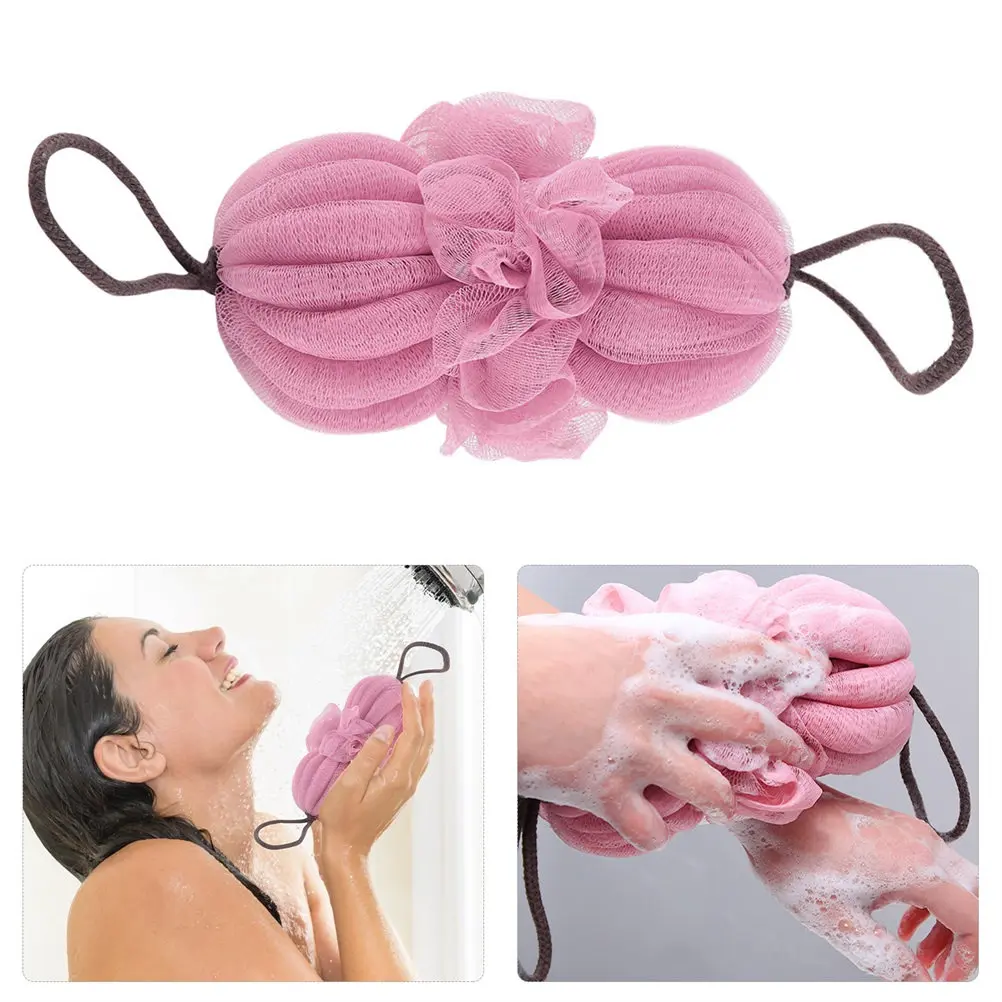 

3Pcs Bath Loofah Sponge Premium Natural Exfoliating Shower Puff for Deep Cleansing Smooth Skin Daily Body Scrubbing Home Hotel