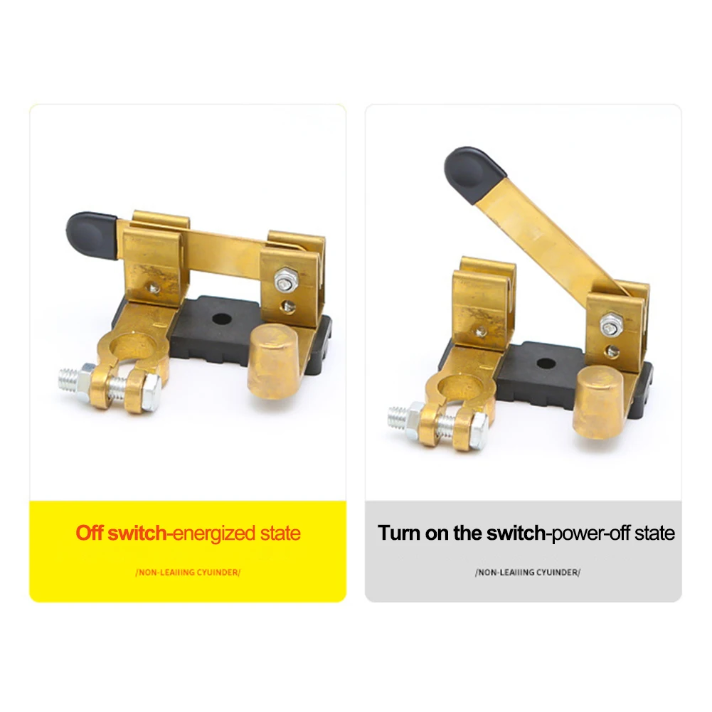 Üst Direk Bıçaklar Bıçak Ana Akü Bağlantı Kesme Anahtarı Kesme 12V 24V Oto Araba Akü Bağlantı Kesme Anahtarı İzolatör Güç Kesme