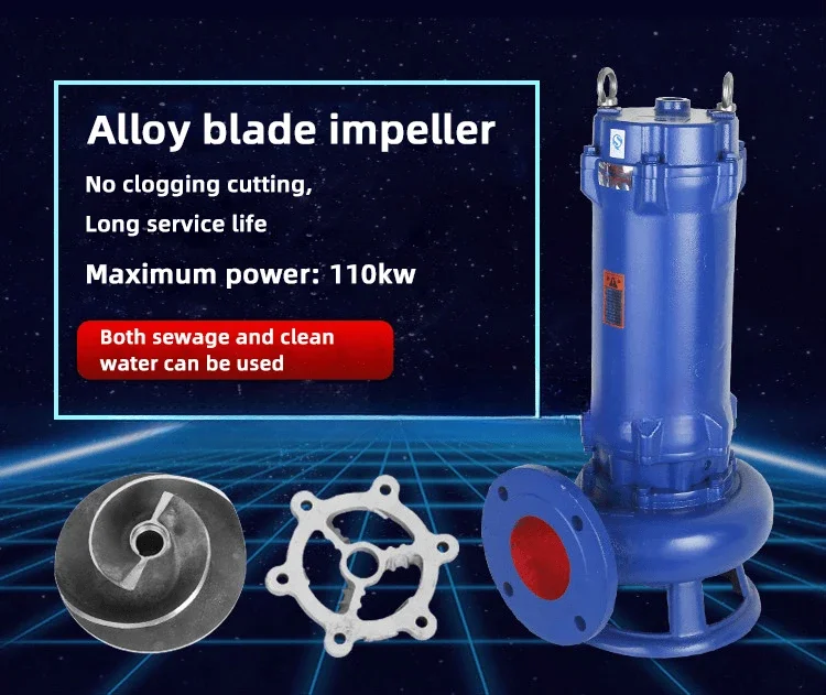 Hot Sales Vertical Non Clogging Submersible Sewage Pump Centrifugal Electric Automatic