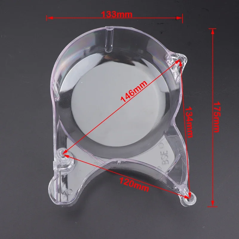 Clear Engine Stator Cover For Lifan YX Kick Start Horizontal Engine Zongshen Yingxiang Engine Parts Dirt Pit Bike, Plastic