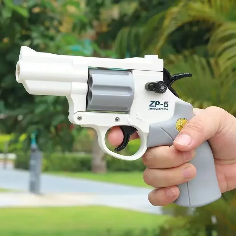 Soft Dart Bullet ZP5 Revólver Pistola lanzador pistola de juguete Arma al aire libre Airsoft Shooter Pistola para niños regalo de cumpleaños