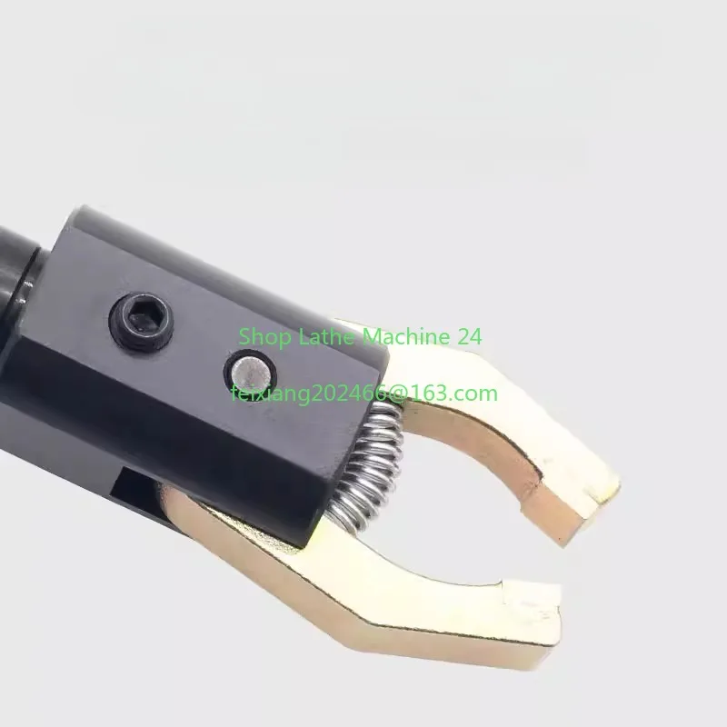 Estrattore automatico per tornio CNC, manico rotondo, impugnatura quadrata, artiglio 12-32 mm, 1 pezzo