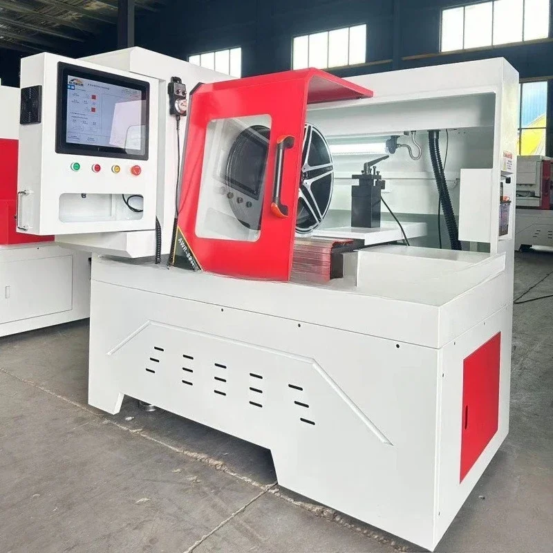 Automobile wheel hub wire drawing machine, aluminum alloy steel ring repair machine, automatic scanning