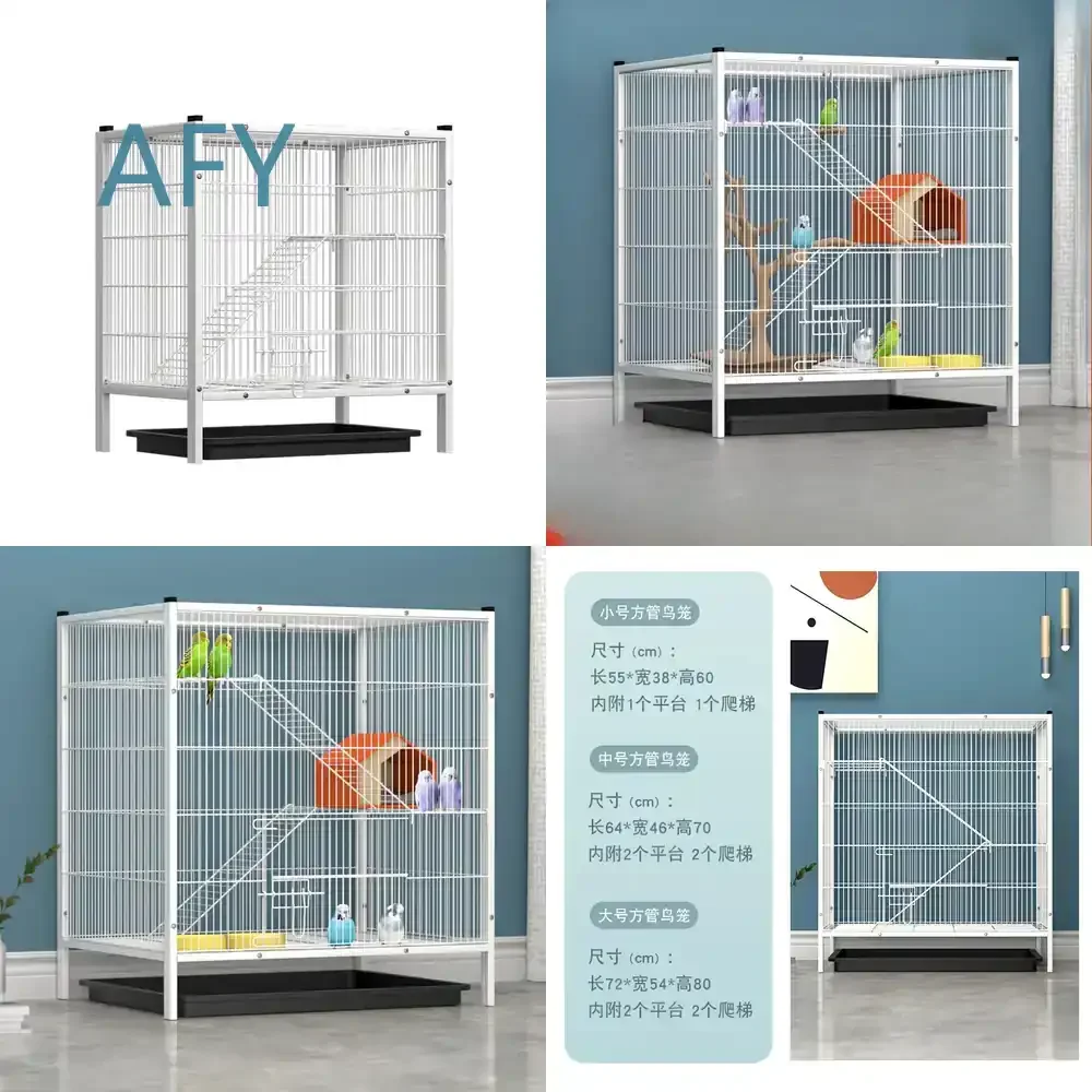 Cockatoo Special Cage for Large Birds Embroidered Eye Design for Pigeon Starling Thrush Breeding Aviary Cage for Cockatiel