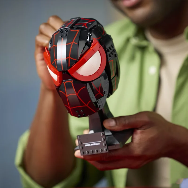 Moc capacete blocos de construção montar brinquedo 76329 capacete modelo compatível 487 pçs presente criativo para presentes de aniversário