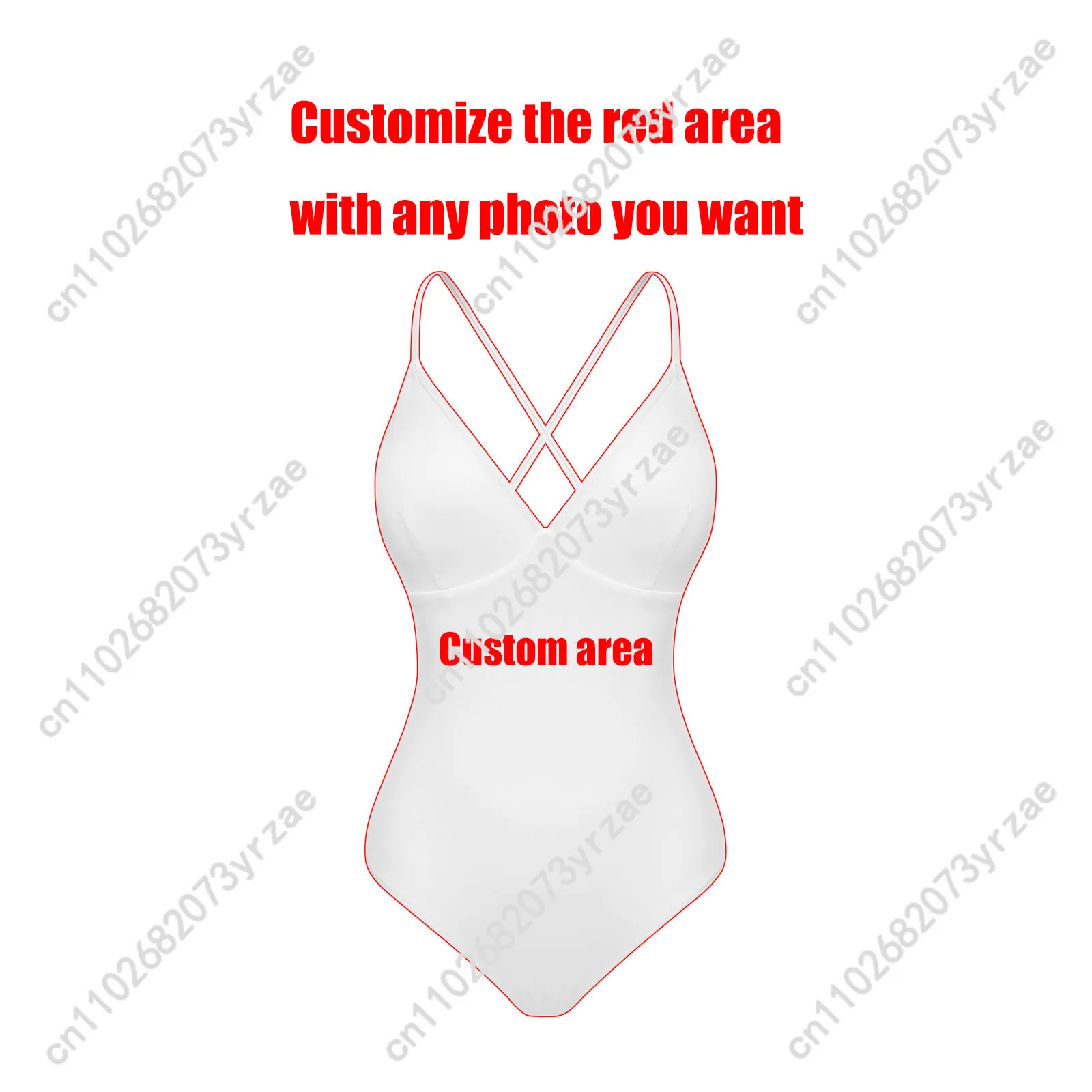 Saw V-neck Halter Back Swimsuit Womens Bathing Suits Personalized Pool Party Swimwear Fashion Sexy Bikini Custom Bathing Suits