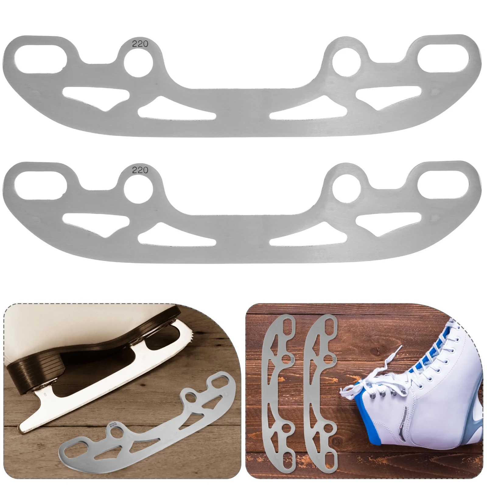 

2 шт. лезвия для коньков из нержавеющей стали, сменные прочные детали для роликовых коньков, сменные высокие аксессуары