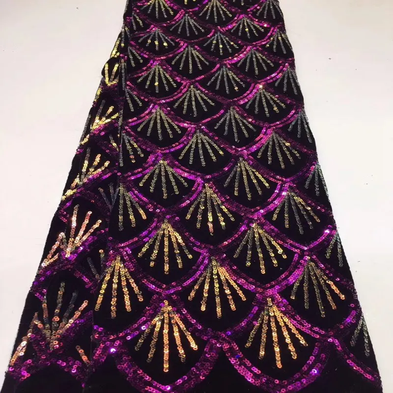 Tissu africain en dentelle Guipure brodé nigérian pour mariage, nouveau Tulle français de haute qualité avec paillettes TS2170