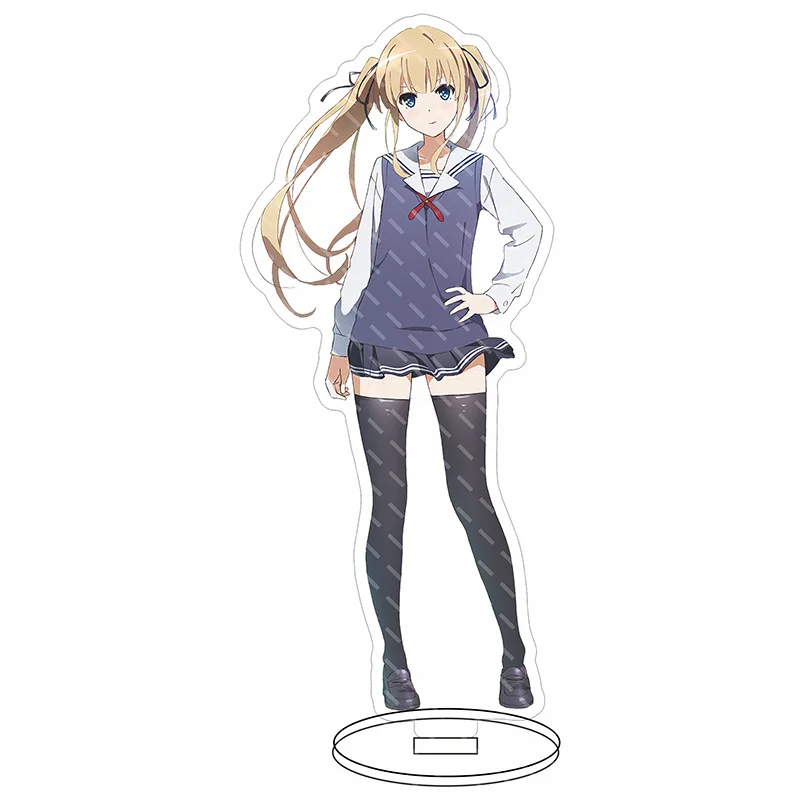 Anime Saenai Kanojo No Sodatekata Blessing Flowers Megumi Kato Eriri Spencer Sawamura Acrylic Stand Model Doll Toy