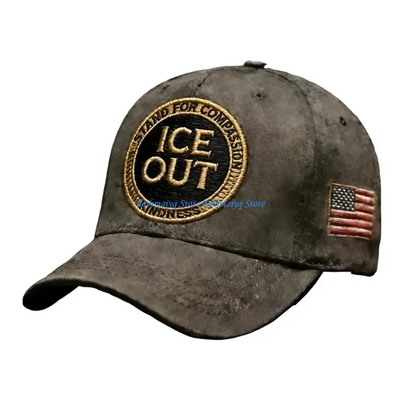 

573B Stylish Embroidery Baseball Hat Soft Fabric Adjustable Size For Men Women Kids