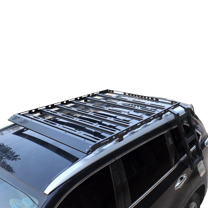 Factory Direct multifunctional stainless steel thickened luggage rack for Toyotas Kruger Highlander  roof  