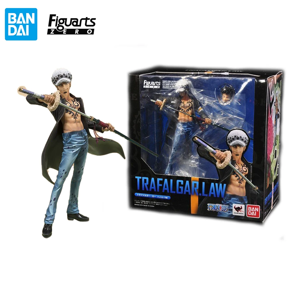 

In Stock Bandai Figuarts Zero One Piece Trafalgar Law Anime Action Movie Model Original Collection Figure Toys Gifts for Boys