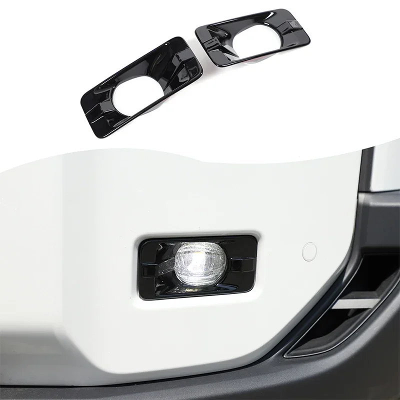 

ABS Car Front Fog Light Lamp Decoration Cover for Toyota Land Cruiser 250 Prado LC250 2024 Car Foglamp Exterior Accessories