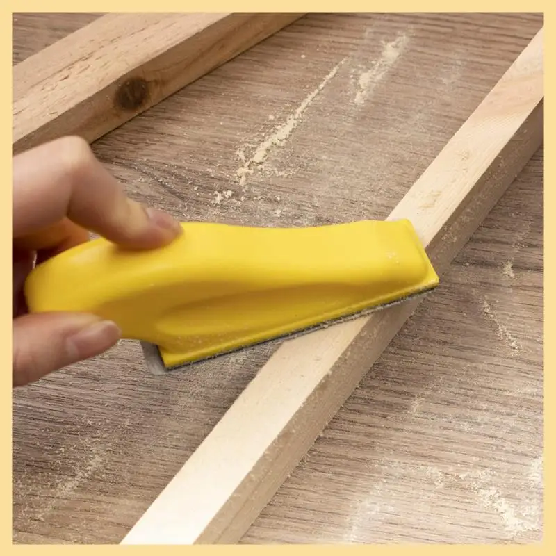 

GOOD-70Pc Sander Paper Kit,3.5X1in Hand Sanding Block For Wet Dry Hook & Loop Alumina 80 To 600 Grit Sandpaper For Wood Craft