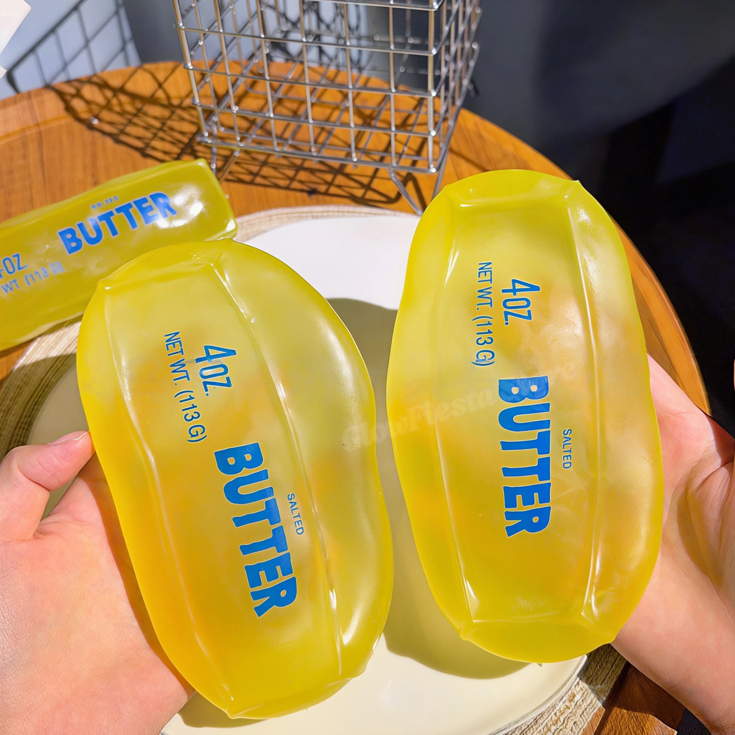 Formbarer Butter-Stick: Vaseline-gefülltes Stressabbau-Spielzeug, Butter-Käse-Riegel zum Quetschen, Fidget-Spielzeug zur Dekompression, Entspannungsspielzeug, Geschenk – Detail 10