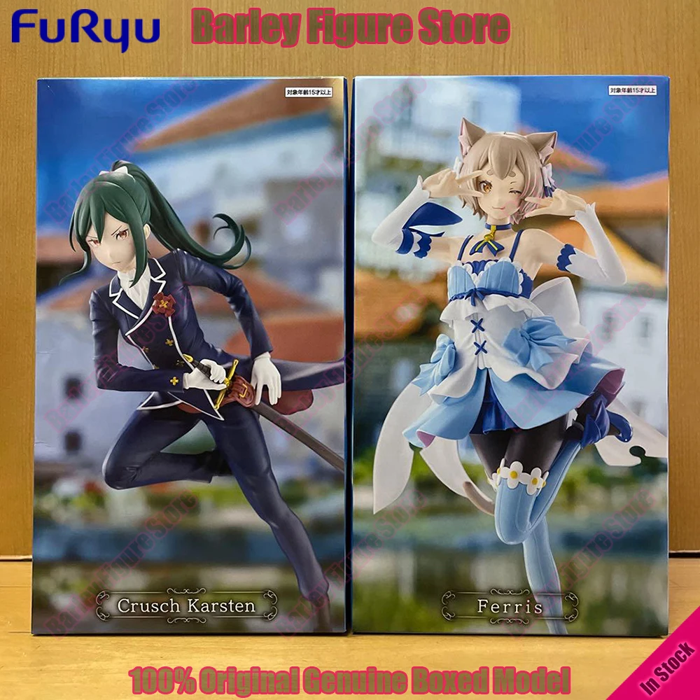 Figura de Ação Original FuRyu GIGO Limitada Re:Zero Crusch Karsten & Felix Argyle, Coleção de Modelos de Anime, Lançamento Novo 2026