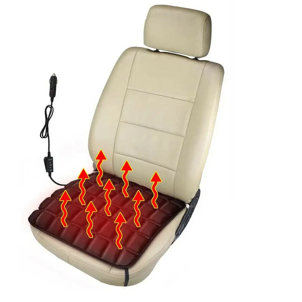 

1PC 12V USB Electric Cloth Heater Pad Winter Car Heating Cushion Seat Household Cushion Car Driver Heated Seat Cushion