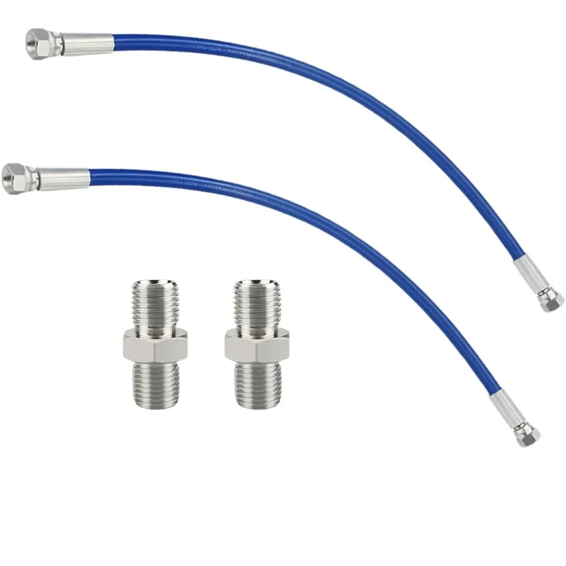 สายฉีดพ่น MCGS-For 490 495 595 390 395 พร้อมข้อต่อ 1.65 ฟุต/50 ซม. สายด้านข้างสำหรับเครื่องพ่นแบบไร้อากาศแรงดันสูง อุปกรณ์เสริมสำหรับเปลี่ยน