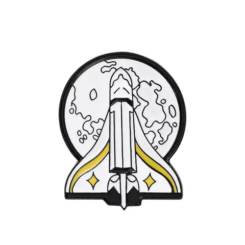 The Last Of Us Part 2 Ellie Backpack Pins Brooch Shield Wings Tlou Rocket Spaceship Badge Brooches For Fans Game Jewelry Gift