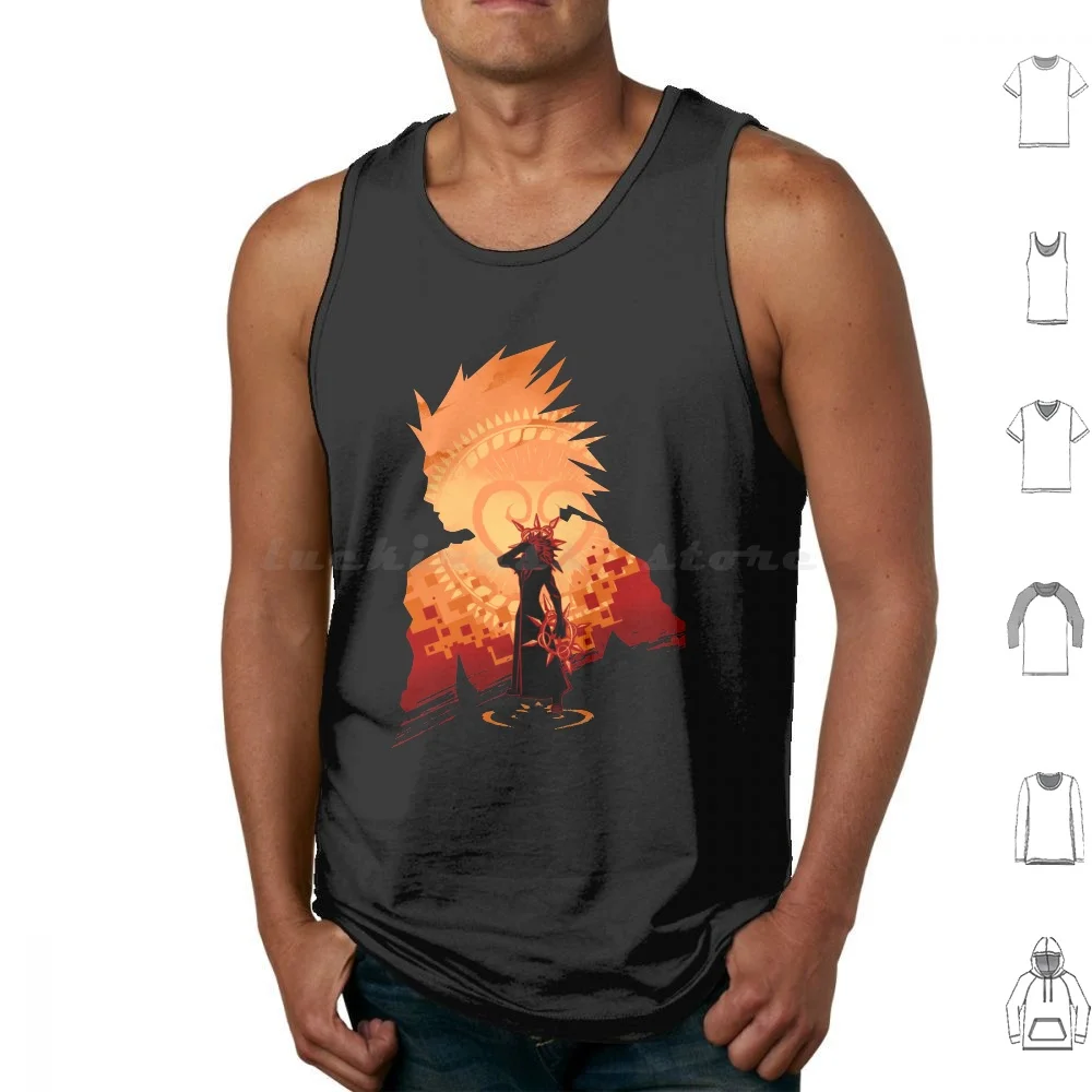 Keyblade Wielder Pop Ver Camisetas sin mangas con estampado de algodón Lea Lea Kingdom Hearts Kingdom Hearts Sora Hearts Kingdom Keyblade