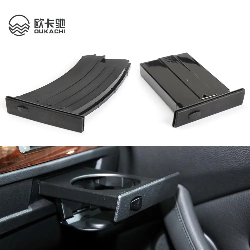 

Black Front Left Right Cup Holder Dashboard Car Cup Holder Car Accessories For BMW 5 series E60 E61 51459125622