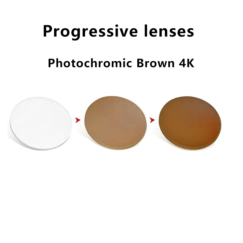 ALICIA 1.56 1.61 1.67 1.74Anti-scratch Anti-blue Photochromic Widest Field of View Progressive Multi-focal Lens 4.0  1 Pair