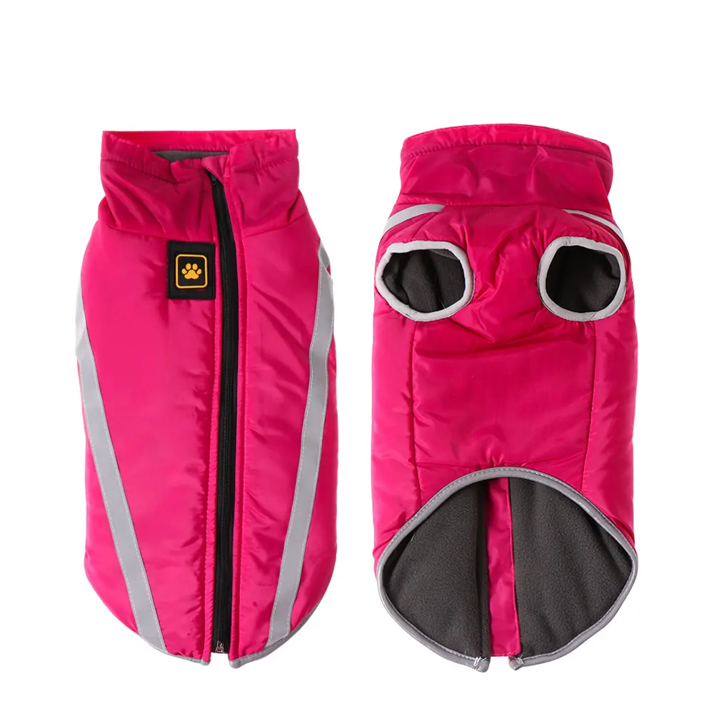

Winter Warm Reflective Thickened Clothes Dog Jackets Pet Coat Puppy Wadded Jacket Waterproof