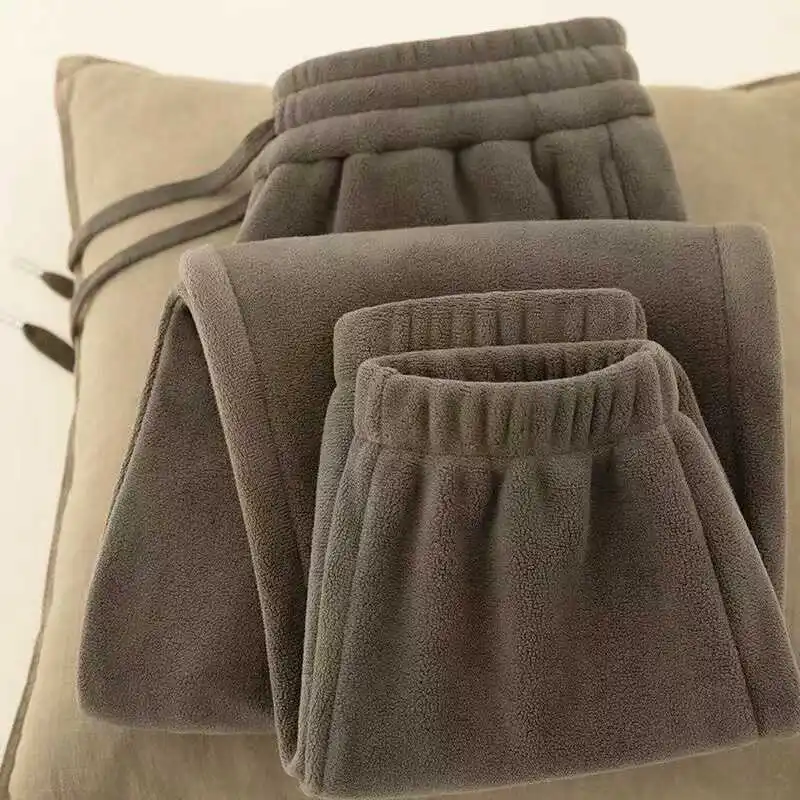 

Мужские ветрозащитные повседневные спортивные штаны на подкладке Fce, осень-зима, свободные, грязеотталкивающие, износостойкие, двойные...