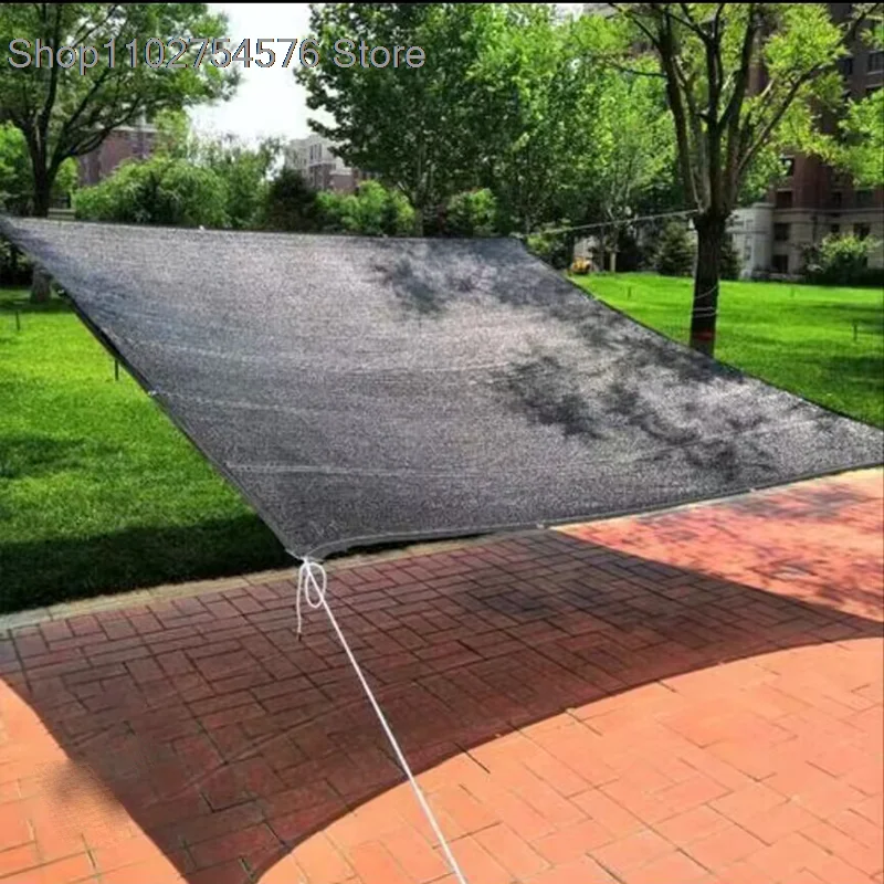 90% Shading Black Sun Shading Net Garden Plant Sunshade Sail Outdoor Camping Sunshade Cloth Swimming Pool Cover Fence Netting