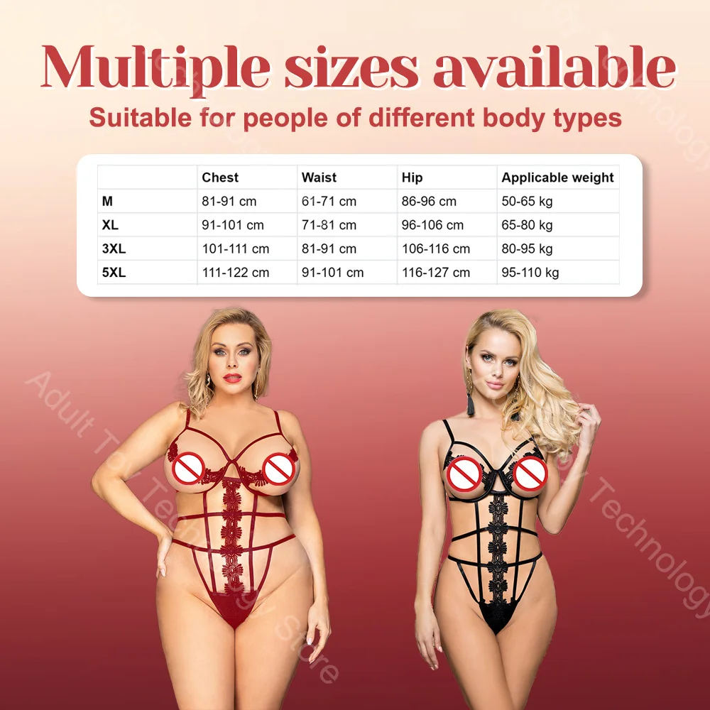 ชุดชั้นในเซ็กซี่ตาข่ายเชียร์ของผู้หญิง, ชุดชั้นในเร้าอารมณ์ฟรีหน้าอก ​ , 3 จุด Teddy Babydoll Oversize Nightgown, เกมเพศคอสเพลย์สําหรับผู้ใหญ่