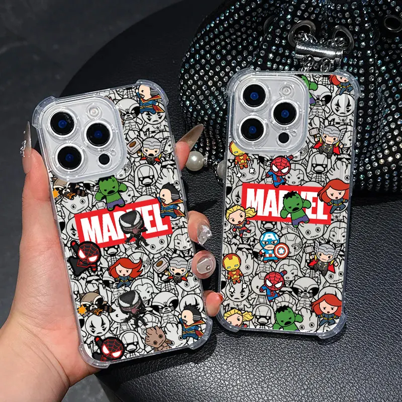 Cartoon Marvel Case For Samsung Galaxy A17 A37 A57 A07 A56 A26 A36 A06 A16 A55 A35 A25 A15 A05 A54 A52 34 Soft Clear Cover Groot
