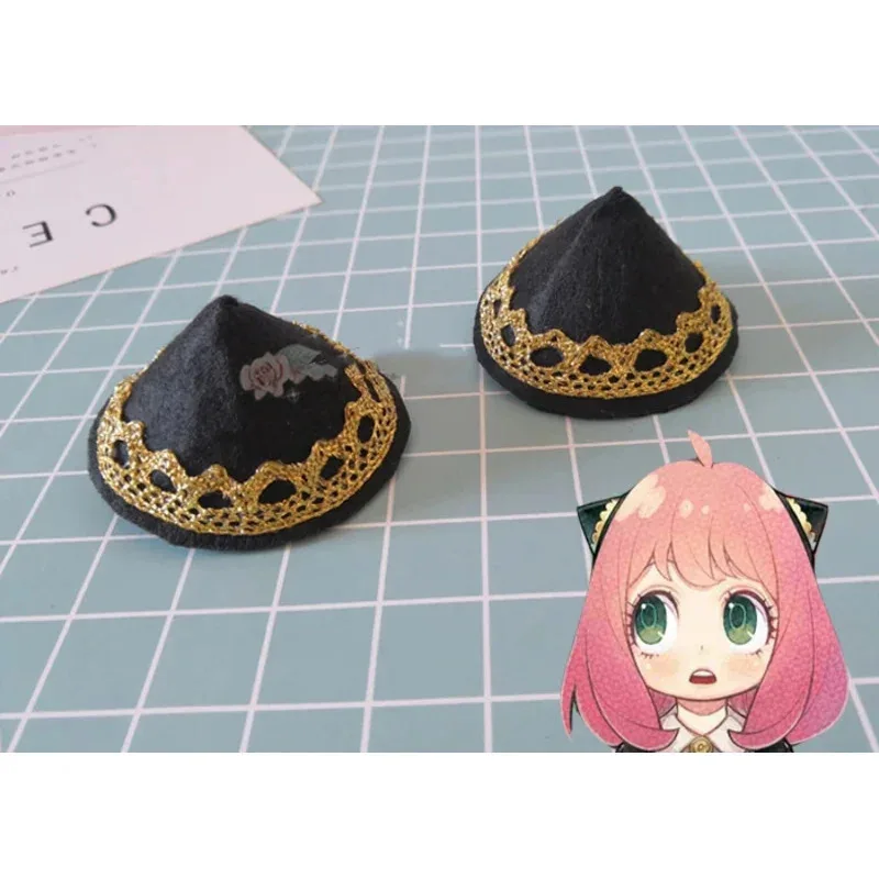 Sky02 อะนิเมะ Spy X ครอบครัว Anya Forger คอสเพลย์วิกผมสังเคราะห์ทนความร้อนผมฮาโลวีน Party Props หมวกวิกผม Headwear88Li #