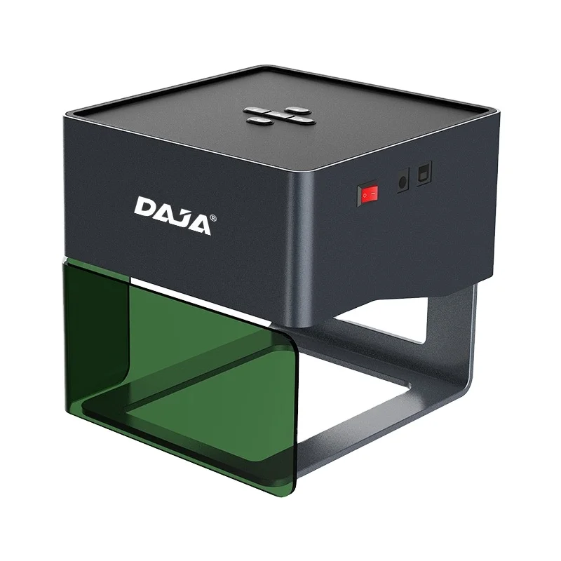 DAJA DJ6 Mini Desktop Engraver DIY  Cutter Printer Glass Paper Wood Marking MDF Supported LAS Graphic Format Home Use