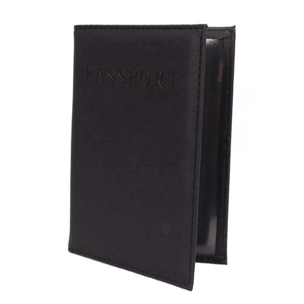 1 Piece Pu Leather Women Men Cover On The Passport ID Credit Card Holder Passport Cover Brand Unisex Travel Passport Holder