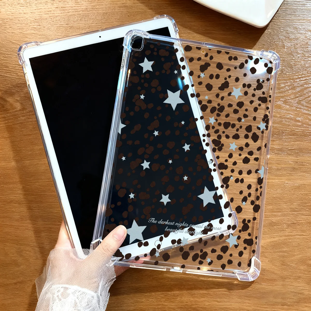 Y2K Leopard Spots Mint Green Star Tablet Case for Redmi Pad Pro 12.1 for Xiaomi Poco 12.1inch 7 6 5 Pro for Pad 2 9.7inch 2026