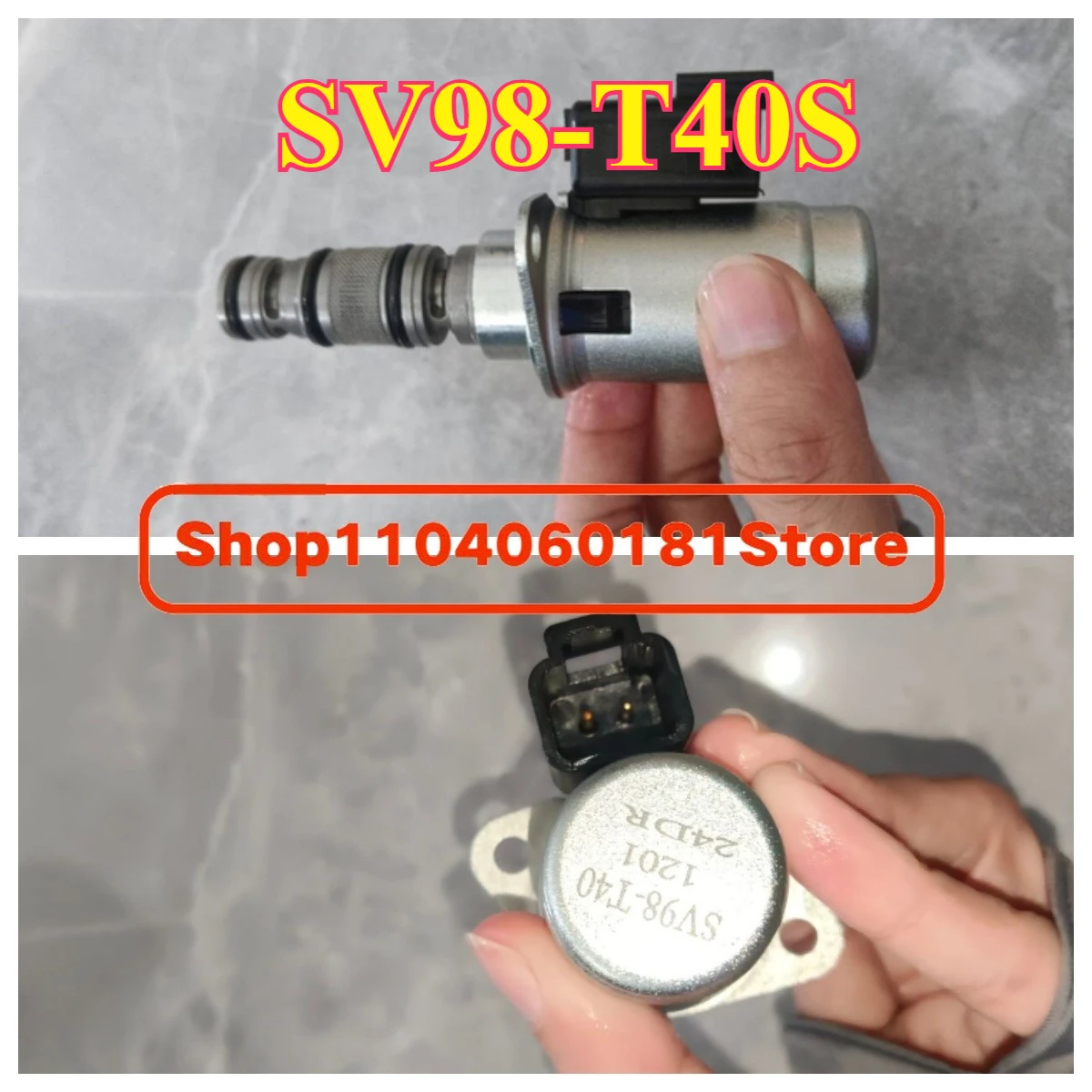 

24V Excavator 4211145 SV98-T40S 24DY2A SV98-T40 24VDRZ Solenoid Valve Transimission Solenoid Valve Construction Machine For JCB