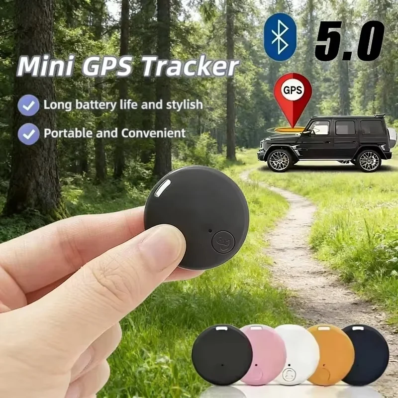 Mini GPS Locator Anti-Lost Device Alarm Google Find My Wallet Keychain Smart Tag Bluetooth Tracker Pet Child Key Wallet Finder