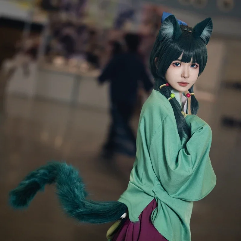 Handgemaakte Anime Pluizige schattige vos Kattenoren vos kat staart cosplay prestaties rekwisieten Halloween kostuum accessoires kindercadeau Cosplay