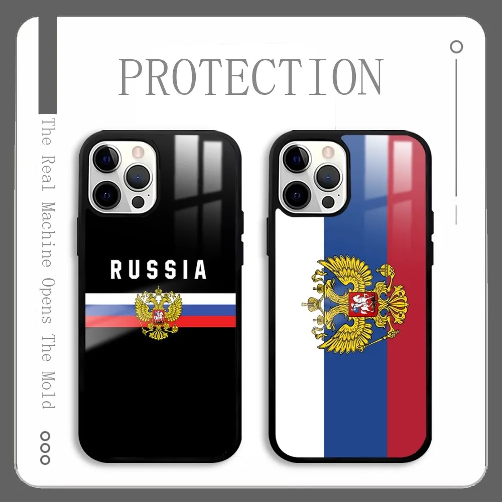 Sensation de la Russie Coque de téléphone à motif pour iPhone, coque rigide, iPhone 16, 15, 14, 13, 12, 11 Pro, XS Max, Mini Plus