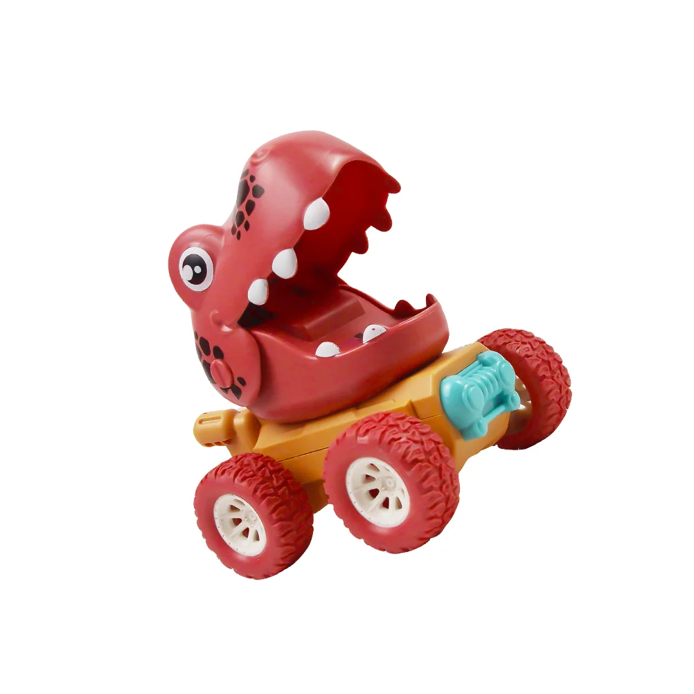 Giocattoli per bambini Dinosauro Buggy Pull Back Push and Go Veicolo pull-back Auto alimentata ad attrito per bambini