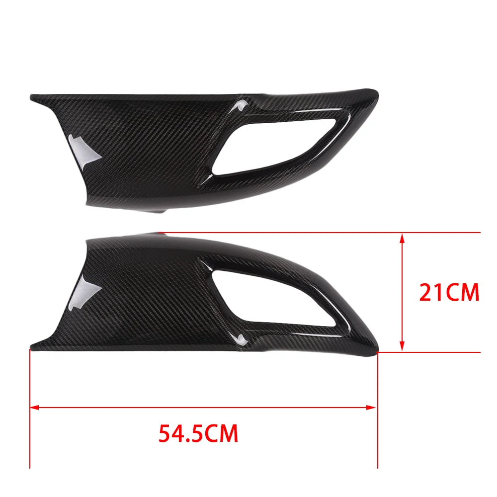For Ducati Diavel 2011 2012 2013 2014 2015 2016 2017 100% Carbon Fiber Motorcycle Upper Side Panels Air Intake Covers