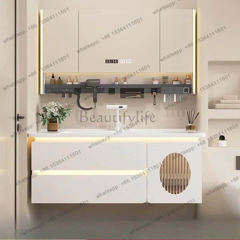 

Oak paint bathroom bathroom bathroom cabinet combination washbasin cabinet washstand