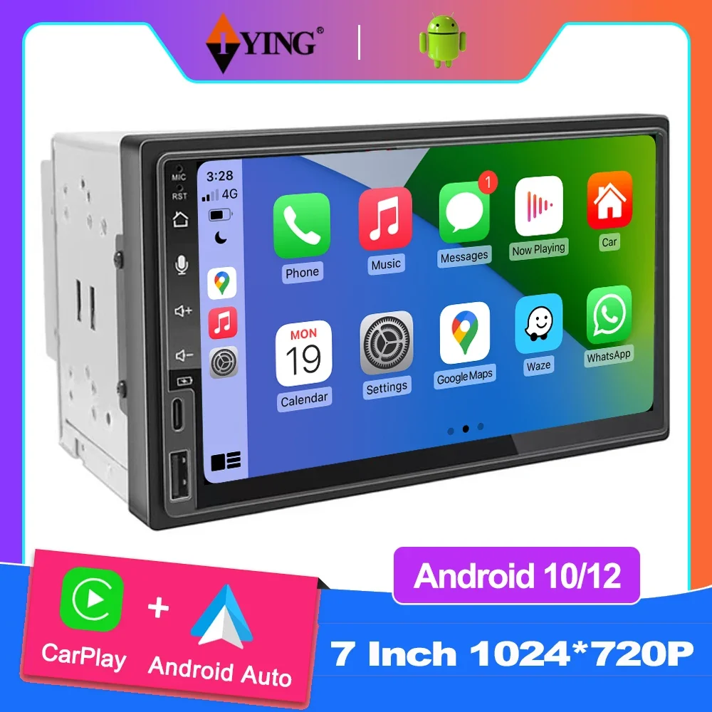 

7 Inch Apple CarPlay Radio Wireless Android Auto Universal Double Din Multimedia Video Player Car Stereo MP5 Head Unit 2 Din