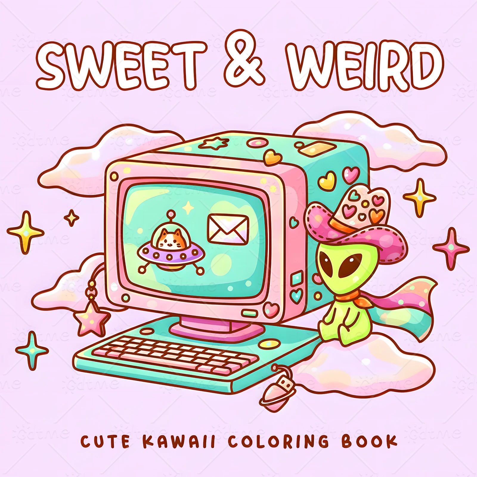 SWEET & WEIRD Coloring Book for Adults Featuring Cute Cozy Daily Activities for Relaxation (Cozy Spaces Coloring)