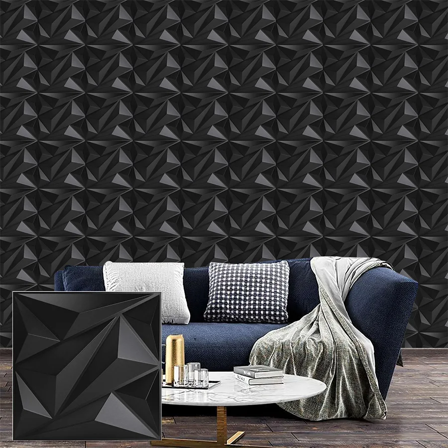 3D wall panels, polystyrene wall panelling, ceiling panelling, ceiling panels, wall decoration panels, polystyrene, 30 x 30 cm,